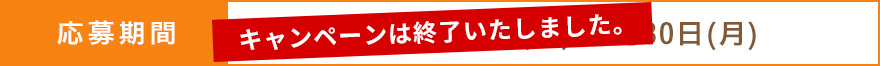 応募期間:2019年4月1日(月)~9月30日(月)